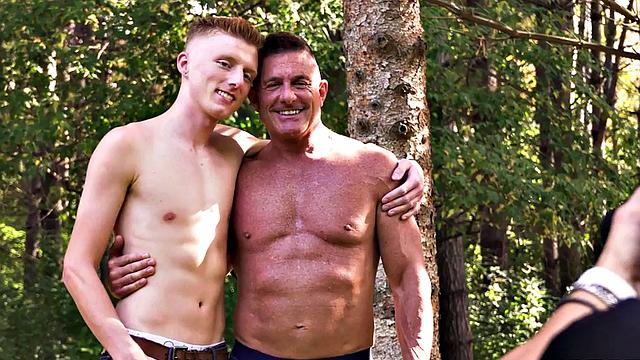 Ginger stepson bareback banged by stepdaddy