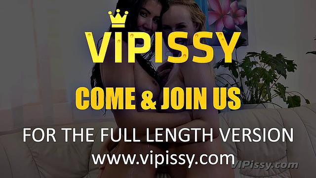 Vipissy - Two Stars Pissing Lesbians