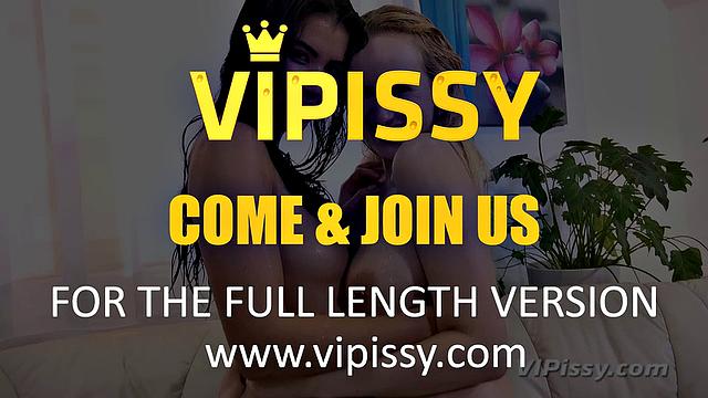 Vipissy - Two Stars Pissing Lesbians