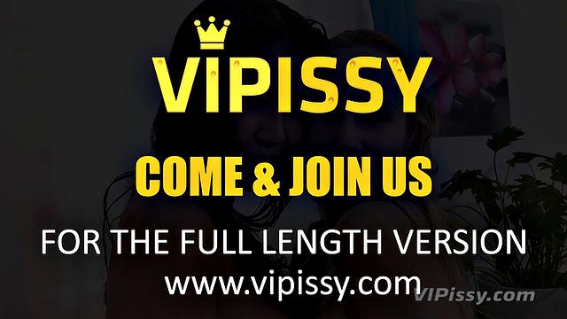 Vipissy - Two Stars Pissing Lesbians