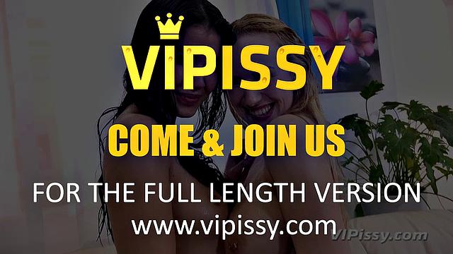 Vipissy - Two Stars Pissing Lesbians