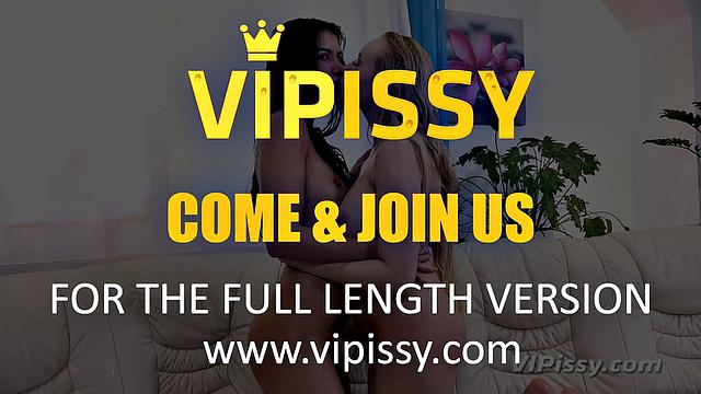 Vipissy - Two Stars Pissing Lesbians