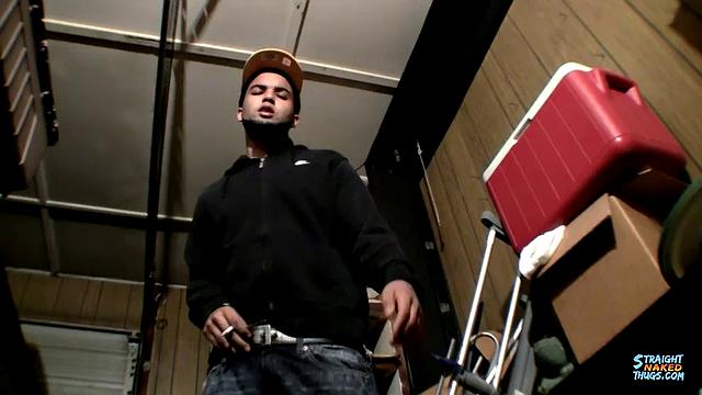 Jerking Off A Load In The Garage - Keef Johnson