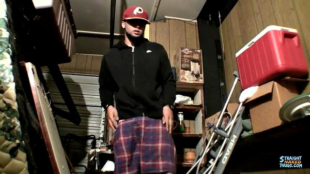Jerking Off A Load In The Garage - Keef Johnson