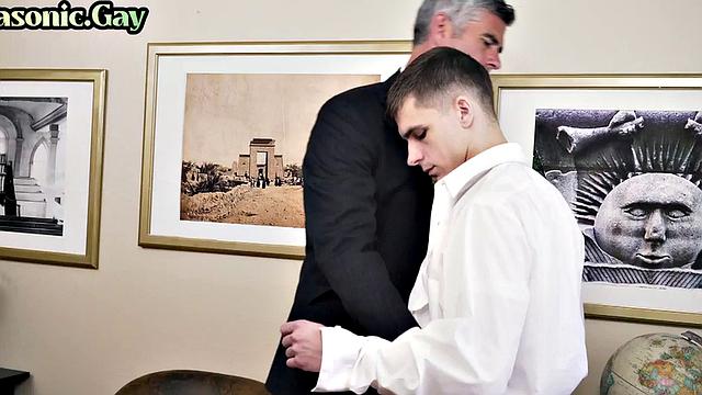 Religious candidate inspected by Master