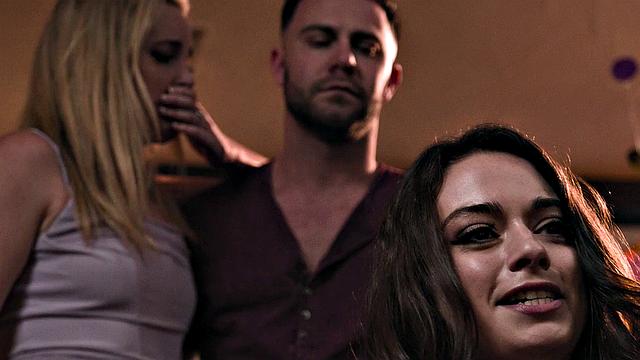 PURE TABOO Desperate Couple Fucks Pregnant Teen Sophia Burns