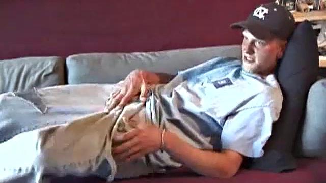 Amateur Stroking Cock