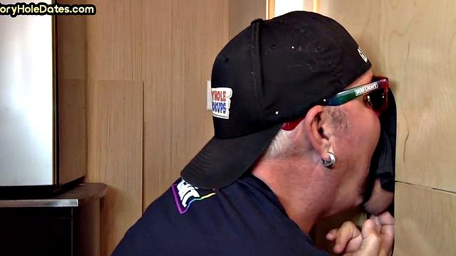 Moustache mature loves giving head