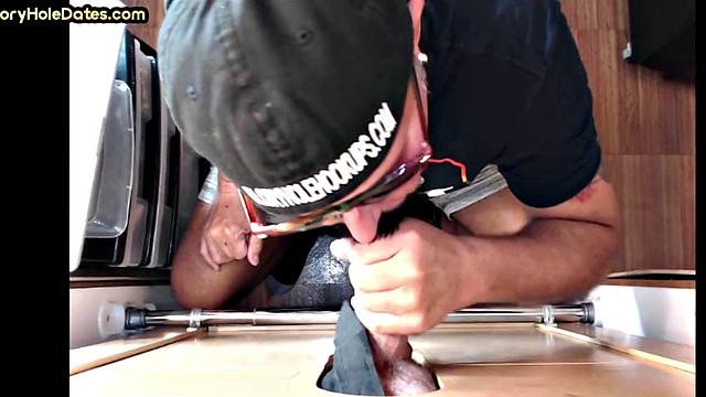 Moustache mature loves giving head