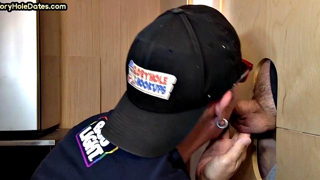 Moustache mature loves giving head