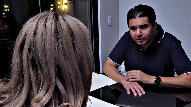 Business In Her Back