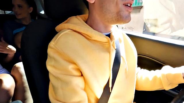 Squirting gushing girl in trio