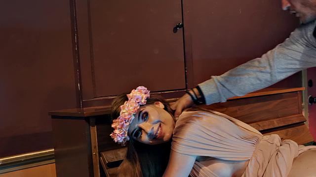 Watch All The World's Her Stage Get Her Trimmed Pussy Pounded in Intense Work Fantasy