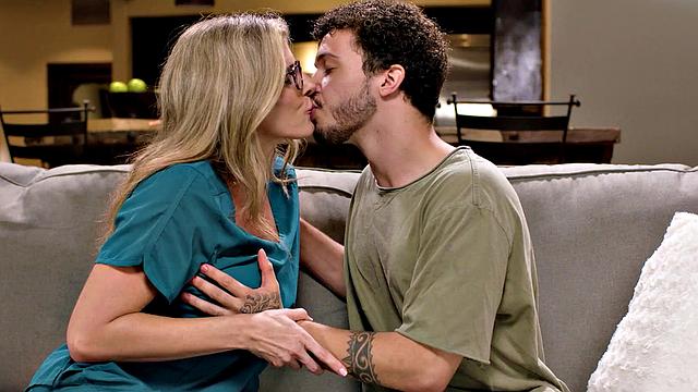 Nurse MILF Cory Chase Teaches Stepson How To Put A Condom, Now Wants Him To Take It Off