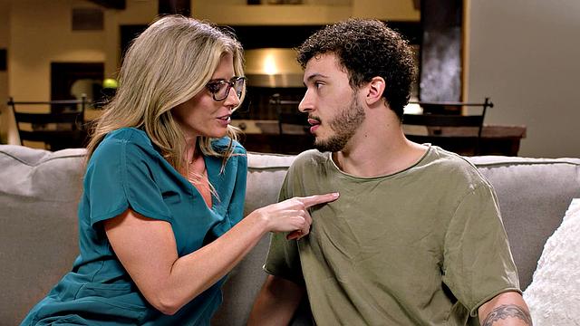 Nurse MILF Cory Chase Teaches Stepson How To Put A Condom, Now Wants Him To Take It Off