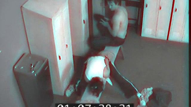 Horny gym slut getting fucked