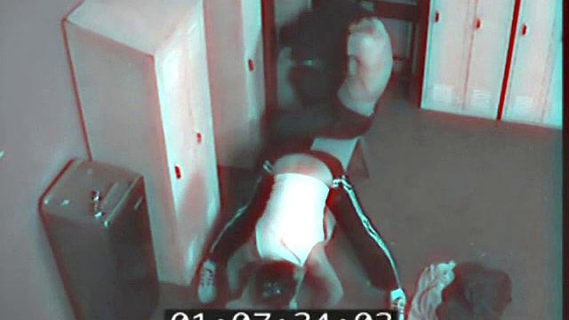 Horny gym slut getting fucked