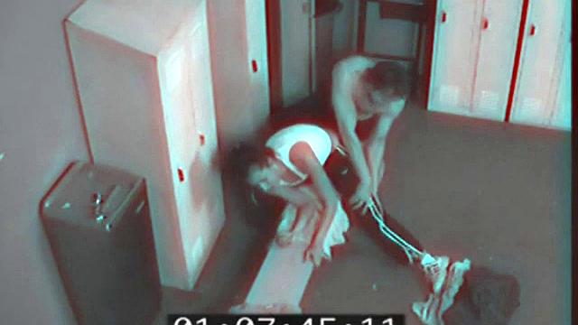 Horny gym slut getting fucked