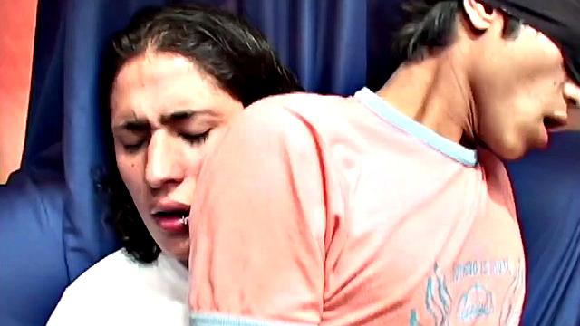 Juan Carlos gives little Martin pointers on performance in bed, with big uncut cock to suck on