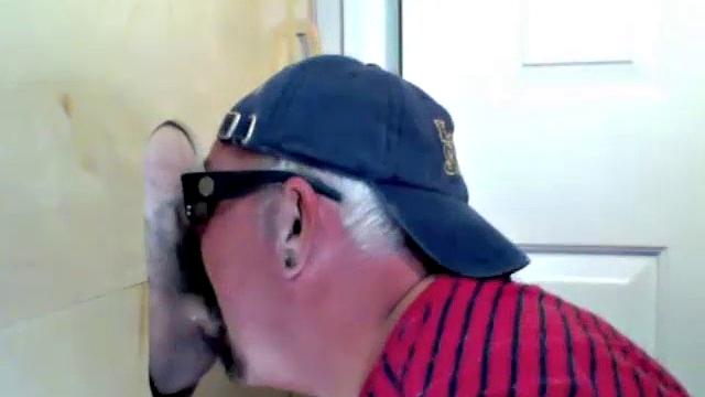 Married Man Gets Gloryhole Dick Sucking