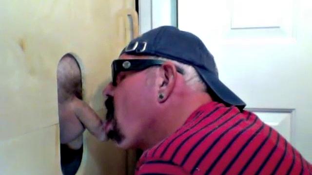 Married Man Gets Gloryhole Dick Sucking