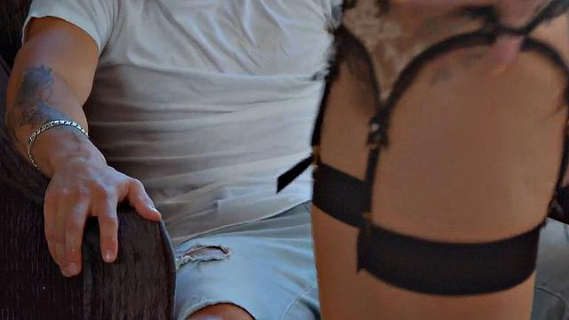 Hairybush MILF bouncing on her BF