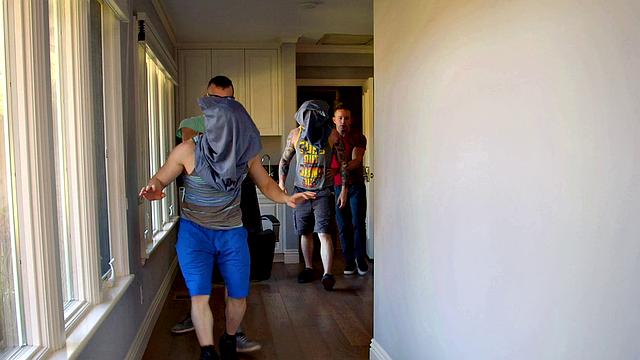 Tatted Hunk Blows His Load On Jock - NextDoorBuddies