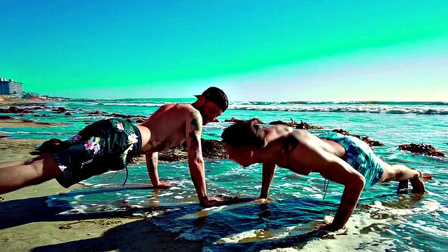 Tatted Hunk Blows His Load On Jock - NextDoorBuddies