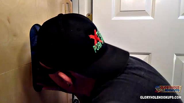 Gloryhole Suck Off and Swallow Hard