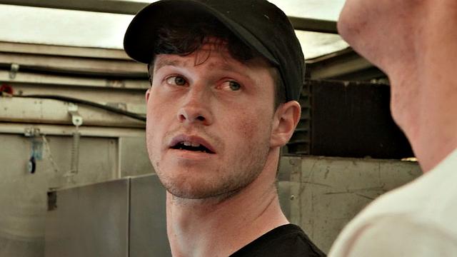 Straight worker rimmed and by gay colleague