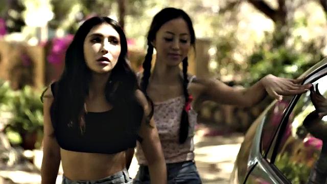 Hairy lesbian bae seduced by lez beauty b4 pussy licking