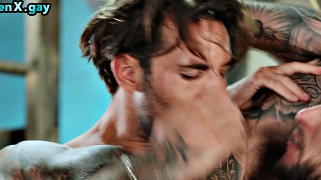 Manly police bareback twink thug after deepthroating