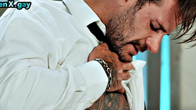 Manly police bareback twink thug after deepthroating