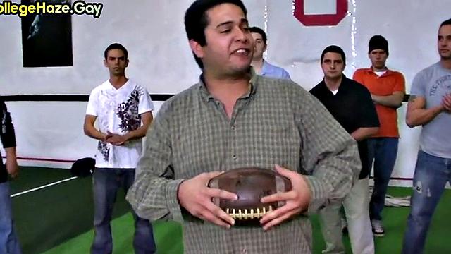 Hazed sportive stud fucked in locker room 4 fraternity
