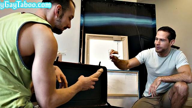 Barebacked stepbrother cums in anal while home alone