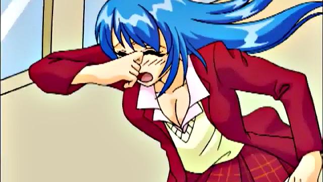 POV hardcore for hot busty blue teen