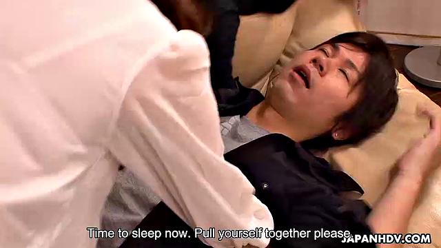 Karin Yazawa having fun with boyfriend's best friend