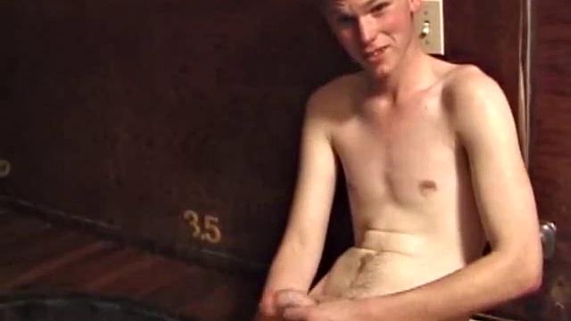 After a short dip in the hot tub, Christian pulls out a porn magazine and starts stroking his dick. A little lube and some ass fingering help him pump out a warm load. Then, Christian continues to jerk off and releases a second load.