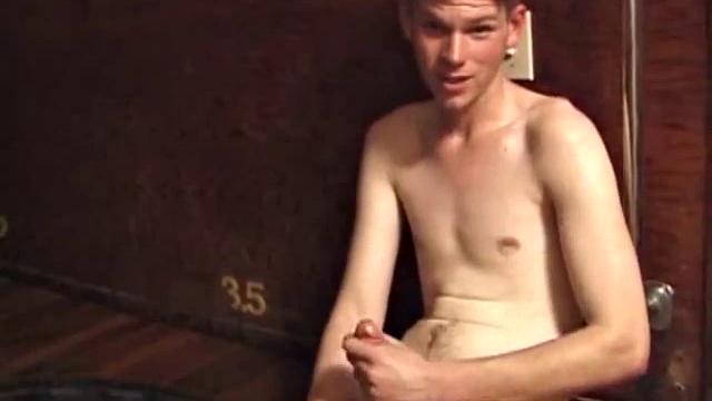 After a short dip in the hot tub, Christian pulls out a porn magazine and starts stroking his dick. A little lube and some ass fingering help him pump out a warm load. Then, Christian continues to jerk off and releases a second load.