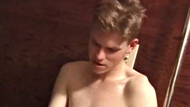After a short dip in the hot tub, Christian pulls out a porn magazine and starts stroking his dick. A little lube and some ass fingering help him pump out a warm load. Then, Christian continues to jerk off and releases a second load.
