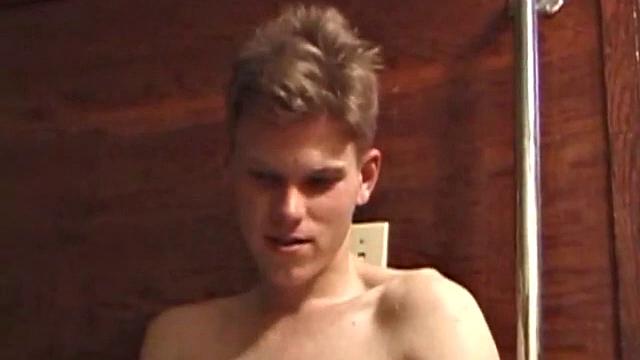 After a short dip in the hot tub, Christian pulls out a porn magazine and starts stroking his dick. A little lube and some ass fingering help him pump out a warm load. Then, Christian continues to jerk off and releases a second load.