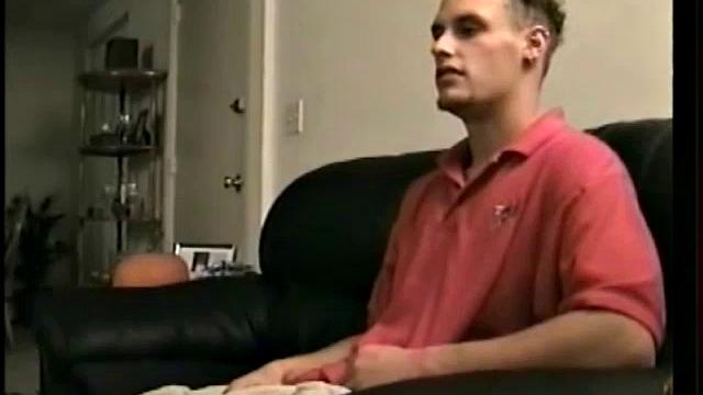 Buzz wanted one of Vinnie's blow jobs all week. After massaging his furry balls, Vinnie starts sucking on his rock hard cock. He brings Buzz to the edge several times and then lets him jerk himself off as he fingers his ass.