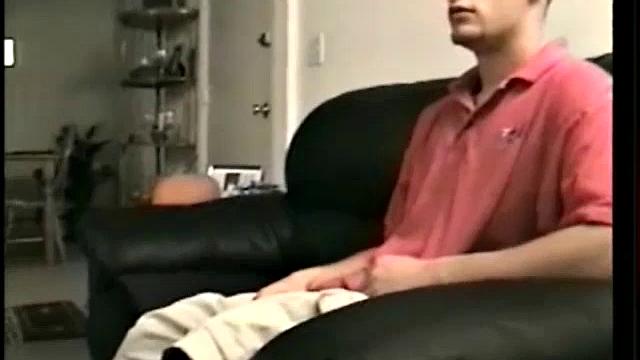 Buzz wanted one of Vinnie's blow jobs all week. After massaging his furry balls, Vinnie starts sucking on his rock hard cock. He brings Buzz to the edge several times and then lets him jerk himself off as he fingers his ass.