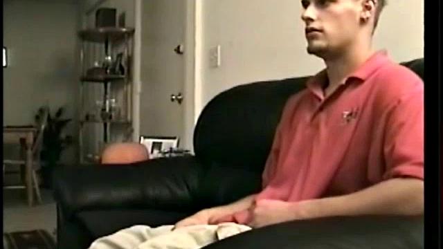 Buzz wanted one of Vinnie's blow jobs all week. After massaging his furry balls, Vinnie starts sucking on his rock hard cock. He brings Buzz to the edge several times and then lets him jerk himself off as he fingers his ass.