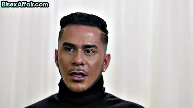 Stunning blonde babe cockriding guys