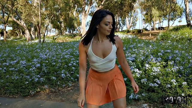 Sweaty Babe Likes to Cool Off with a Cock