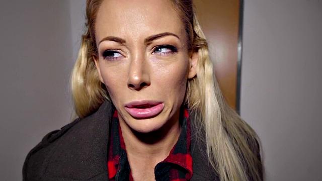 Pretty eurobabe gets paid to reverse ride after blowjob