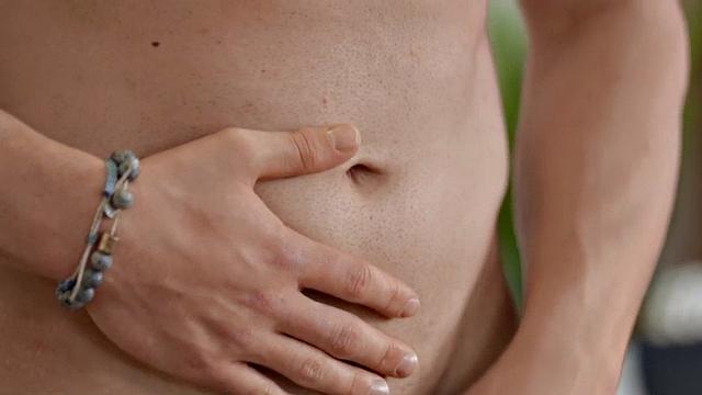 Amateur jock wanks cock till load in solo pleasure