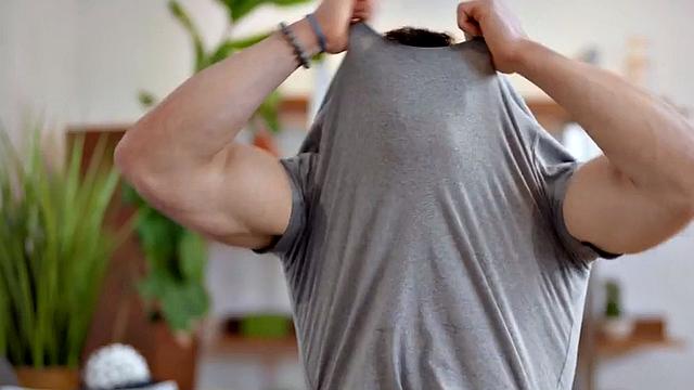 Amateur jock wanks cock till load in solo pleasure