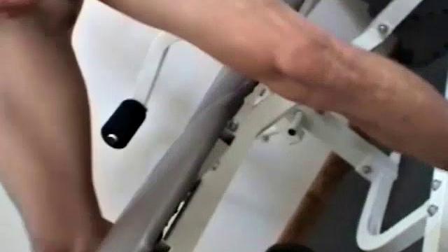 While working out with weights at home, Christian decides to jack off. This dark and smooth young man gets off on pumping his hard cock until it's ready to explode.